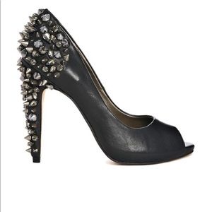 Sam Edelman Lorissa leather spiked heel sz 7.5